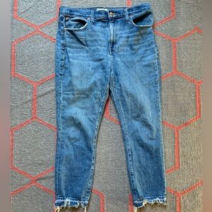 Madwell jeans: The high-rise slim boyjean